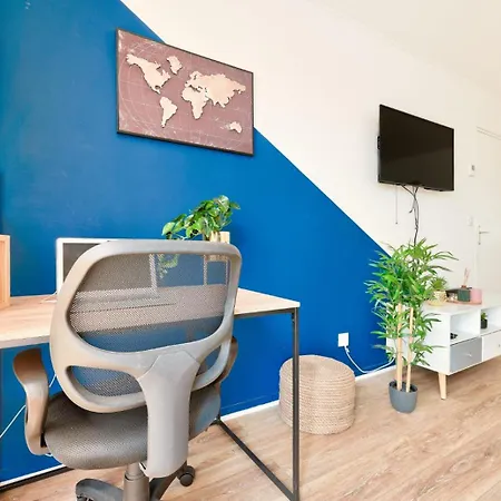 Appartement Le Cosy Yellow Lumineux A 5 Min De La Gare D'evry Avec Parking Gratuit *